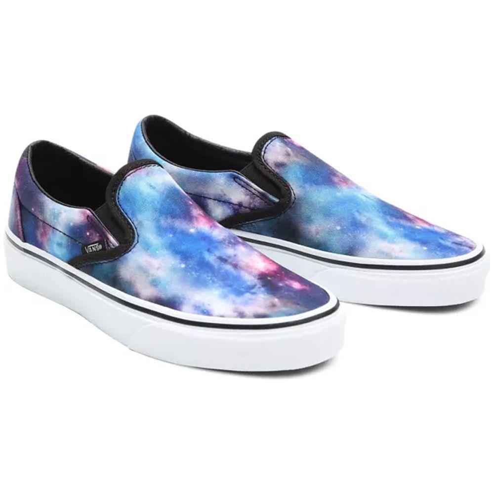 Vans - Classic Slip-On Galaxy - Black True White - Schuhe - Ballerinas und Slippers - Straßenschuhe - Slipper