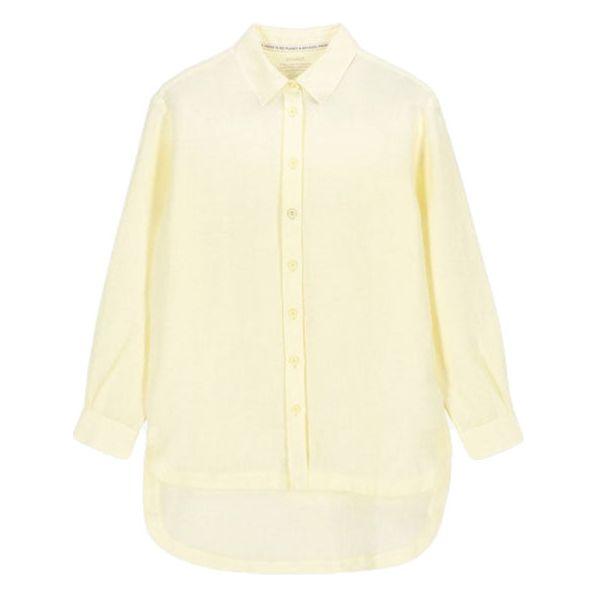 Magritte Shirt - Ecoalf - LIGHT YELLOW - Langarmhemd