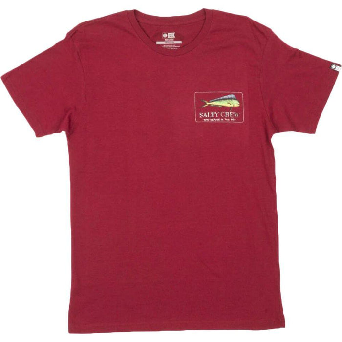 El Dorado Prenium S/S Tee - Salty Crew - Burgundy - T-Shirt