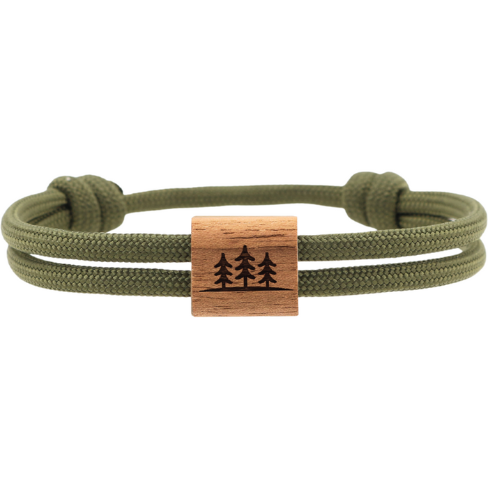 Eydl - Kona Bäume - N-Olivgrün - Armband