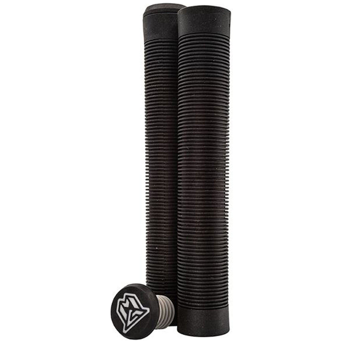 Flangeless TPR Grind Grips m. Bar E - Madd Scooter - schwarz ( solid) - Scooter Zubehör