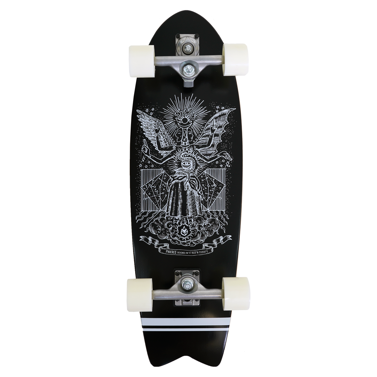 Divinityph Surfskate - Phieres - Black - Surfskate