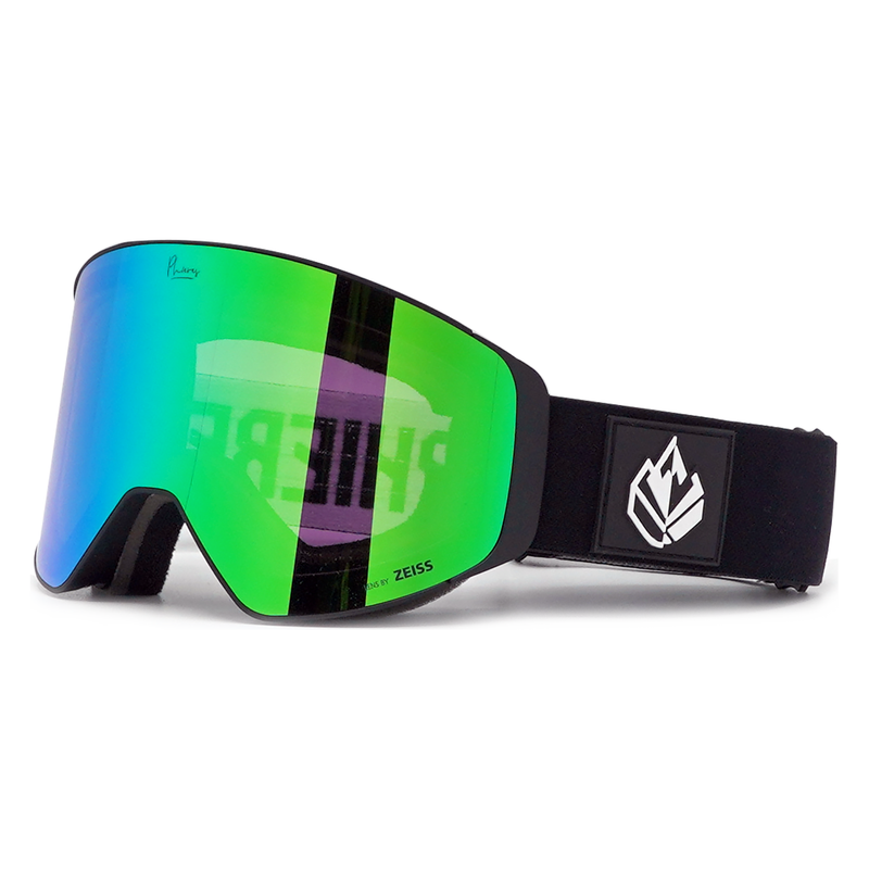 PH-12sixty SP - Phieres - Black Green S2 - Snowboard Brille