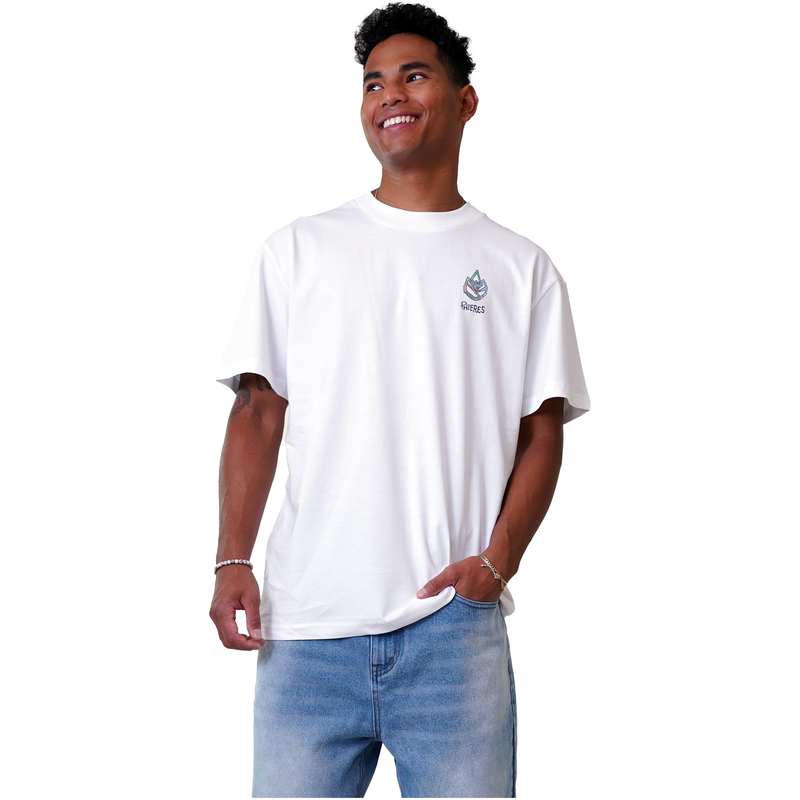 Guzzling 19 Tee - Phieres - Bright White - T-Shirt