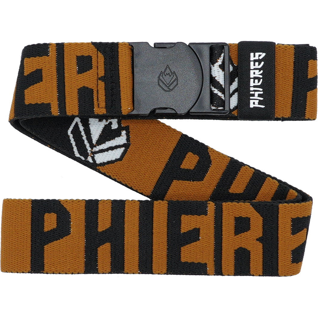 Dadsphelt Elastic - Phieres - Black Brn White - Elastic Gürtel