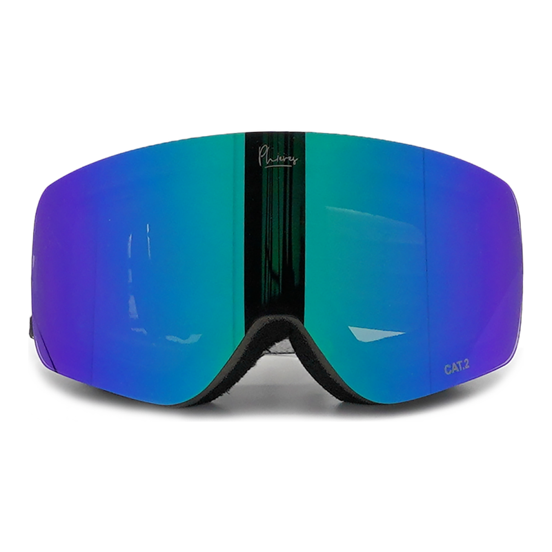 PH-3sixty - Phieres - Black Jade Green S2 - Snowboard Brille