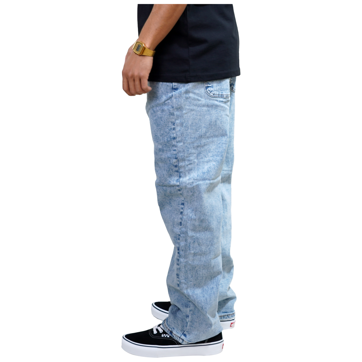 Sadphings - Phieres - Light Stone Washed -  Baggy Fit Jeans