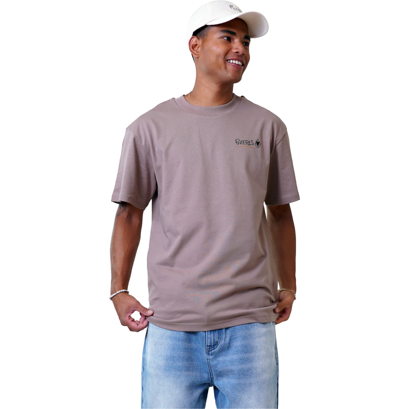 P Since 19 Tee - Phieres - Taupe Gray - T-Shirt