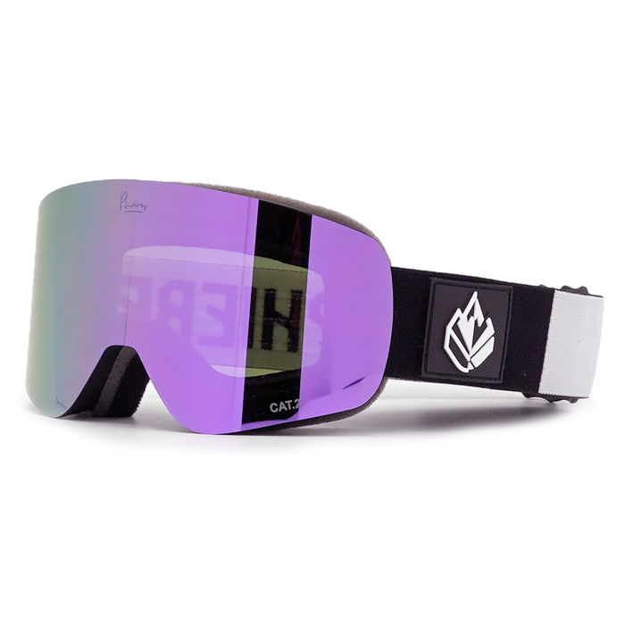 PH-3sixty - Phieres - Black Cherry Pink S2 - Snowboard Brille