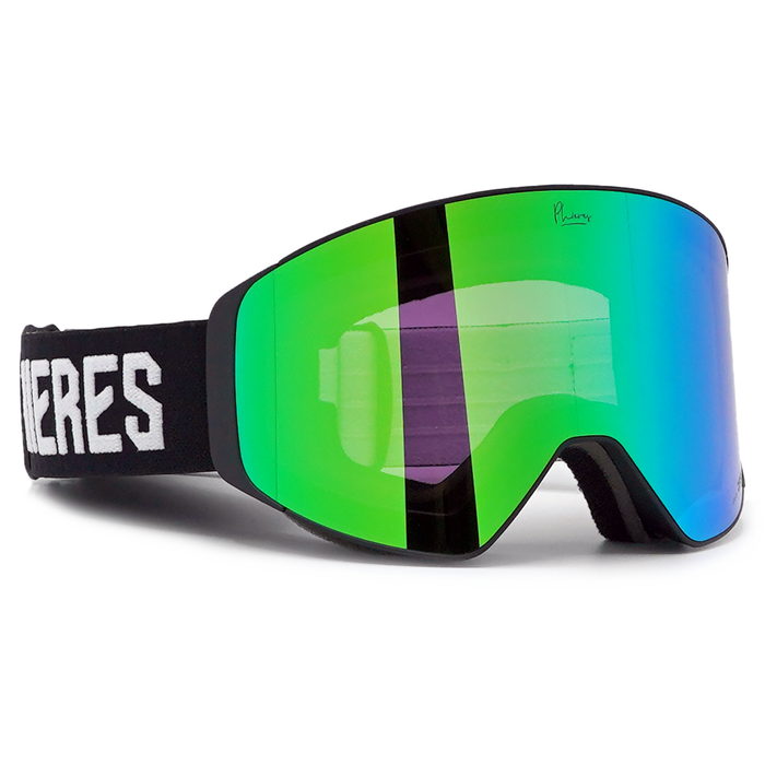 PH-12sixty SP - Phieres - Black Green S2 - Snowboard Brille