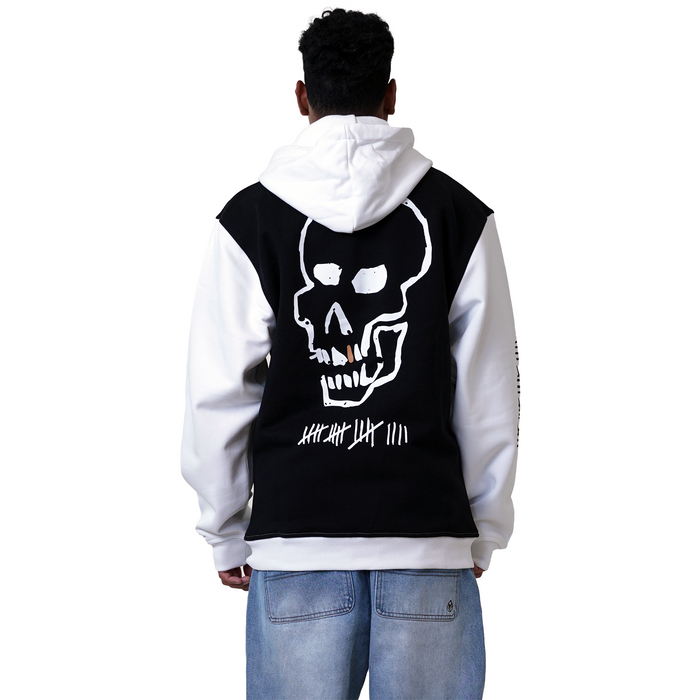 P Since 19 Hood - Phieres - Black White - Zip Hoodie