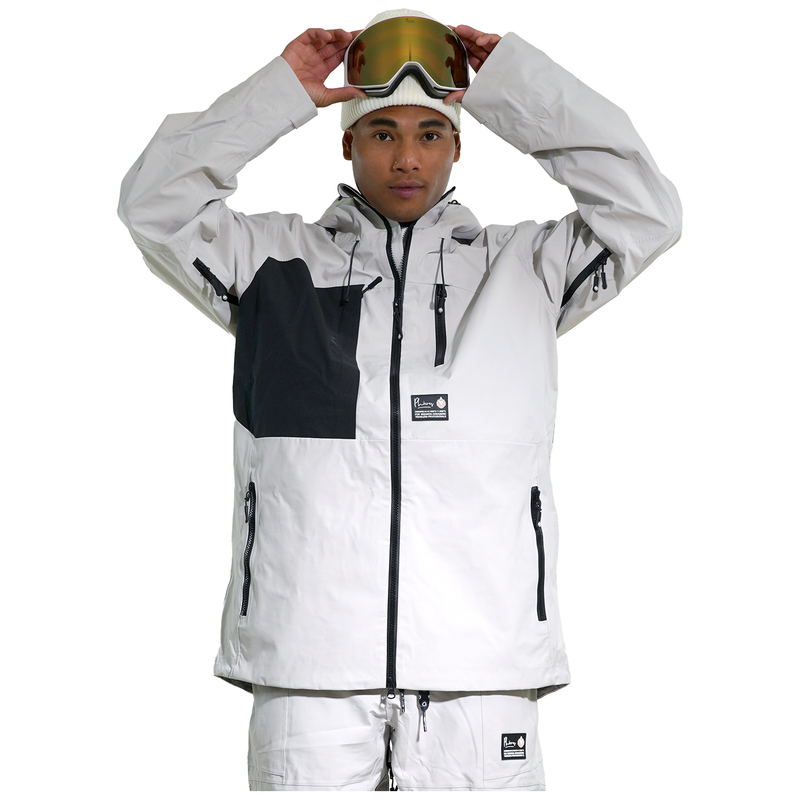 Prayer FR Jacket - Phieres - Moonlight Grey - Snowboard Jacke