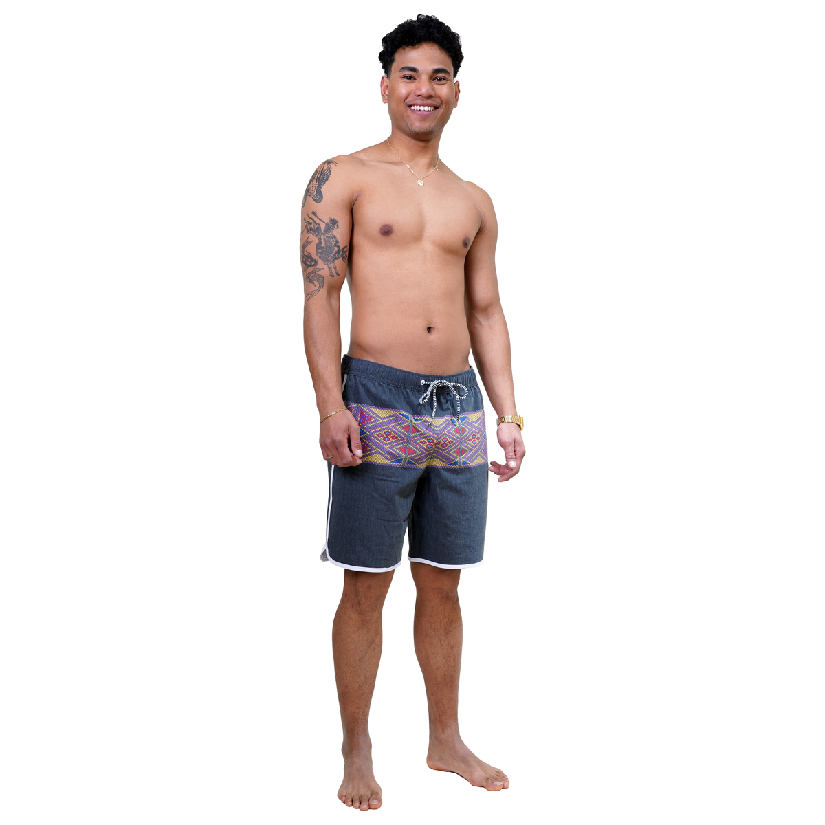 Senseiph Elastic - Phieres - Black - Boardshort