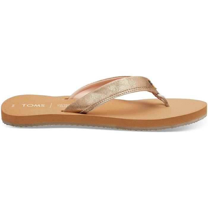 Gabi - Tom's - champagne shimmer - Damen Flip Flop