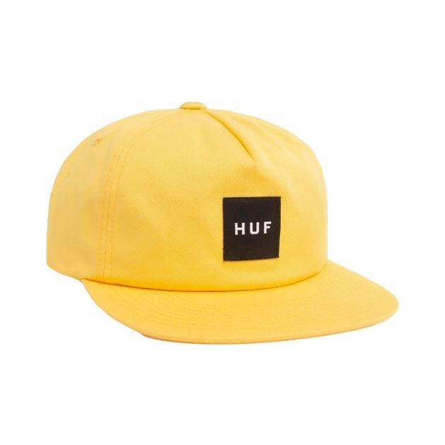 ESS. UNSTRUCTURED BOX SNAPBACK - Huf - GOLDEN SPICE - Snapback Cap