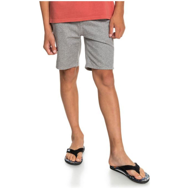 EVERYDAY CHINO LIGHT SHORT YTH - LIGHT GREY HEATHER