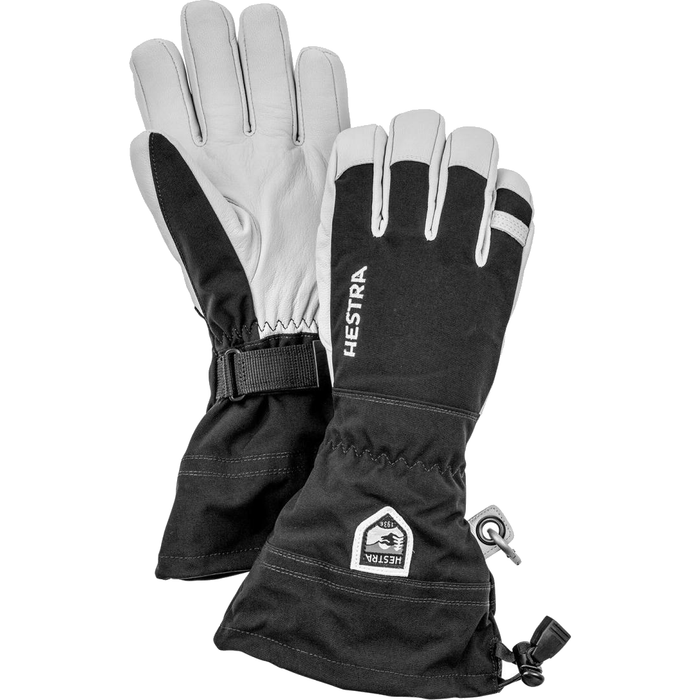 Hestra - Army Leather Heli Ski - 5 finger - Black - Handschuh