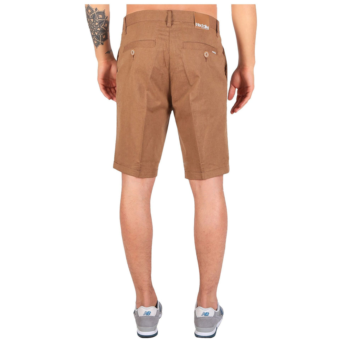 Golfer Chambray Short - Iriedaily - caramel 