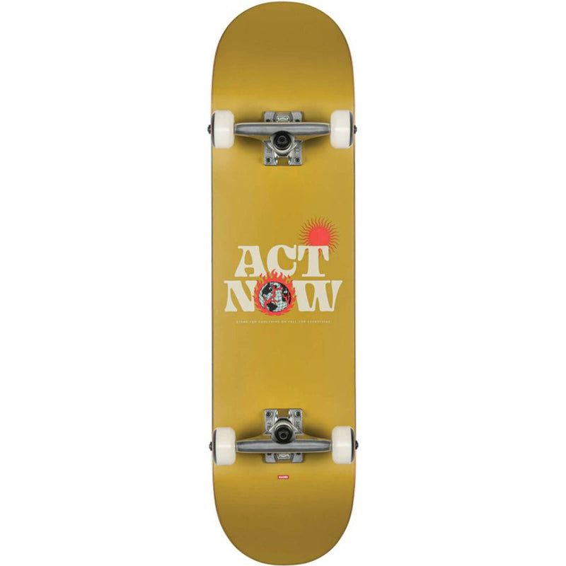 Globe - G1 Act Now - Mustard - Complete Skateboard