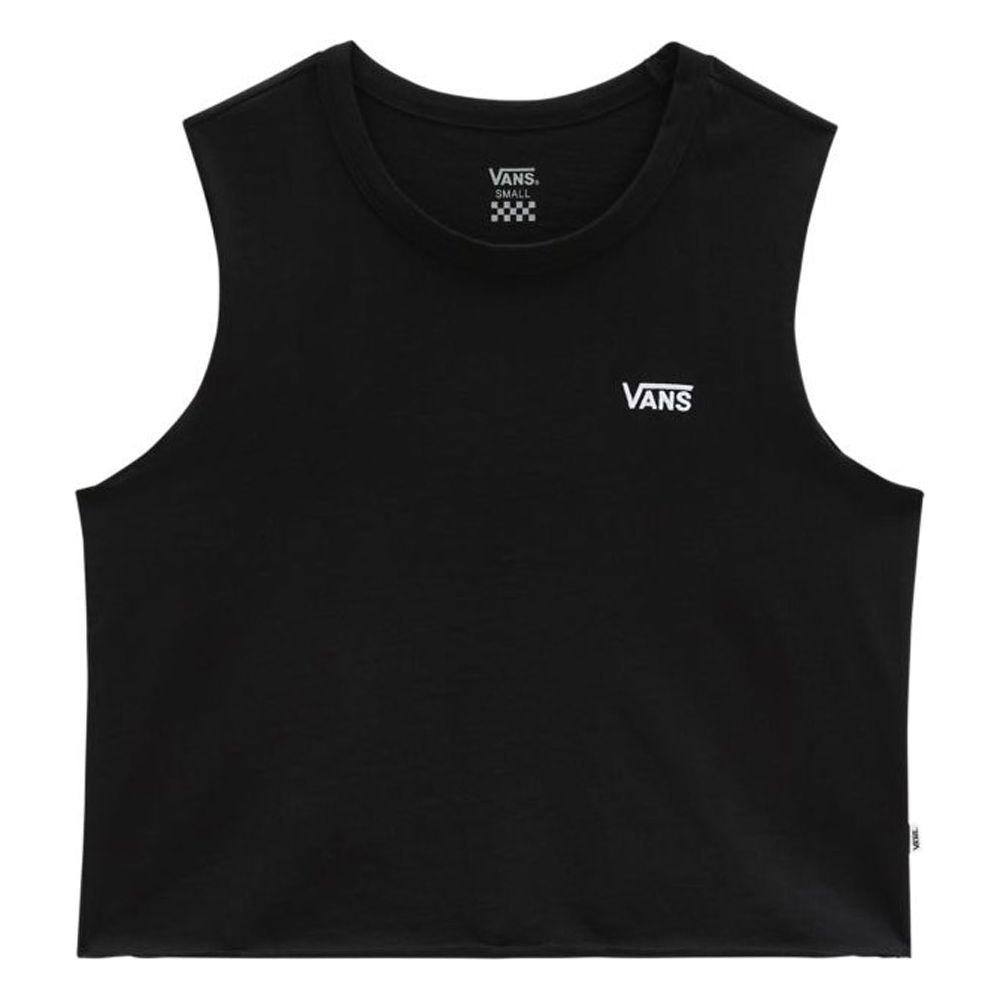 WM JUNIOR V MUSCLE CROP - Black