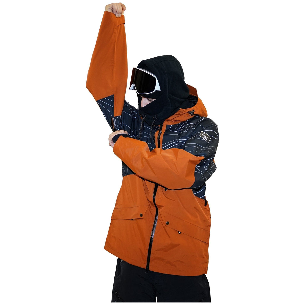 PH1 - Phieres - Snowboardjacke - Earth/black