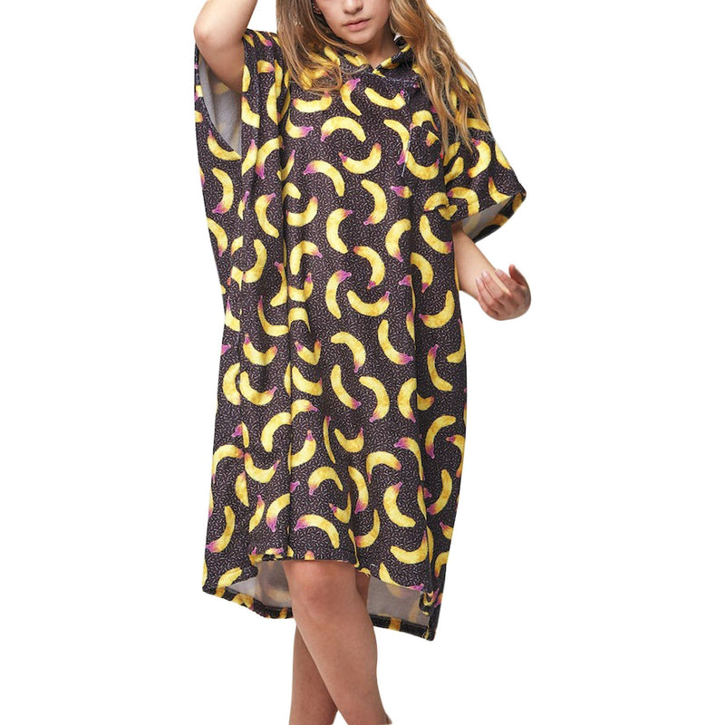 BANANA STAINS - After - Black - Poncho Towels