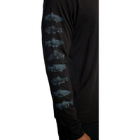 Ben Horton Sport LS - RVCA - 19-BLACK - T-Shirt Langarm