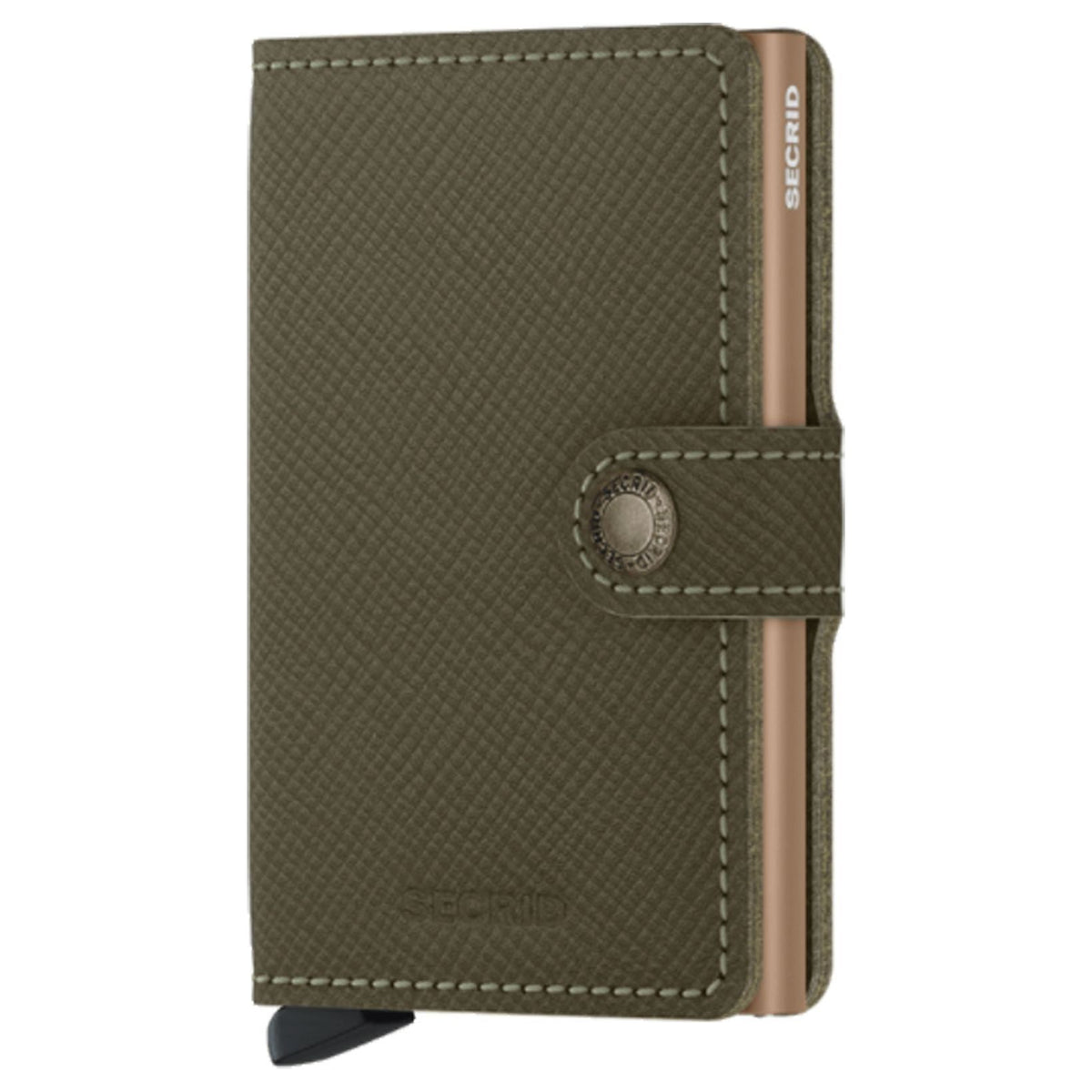 Miniwallet - Secrid - SAFFIANO OLIVE - Tech Wallet