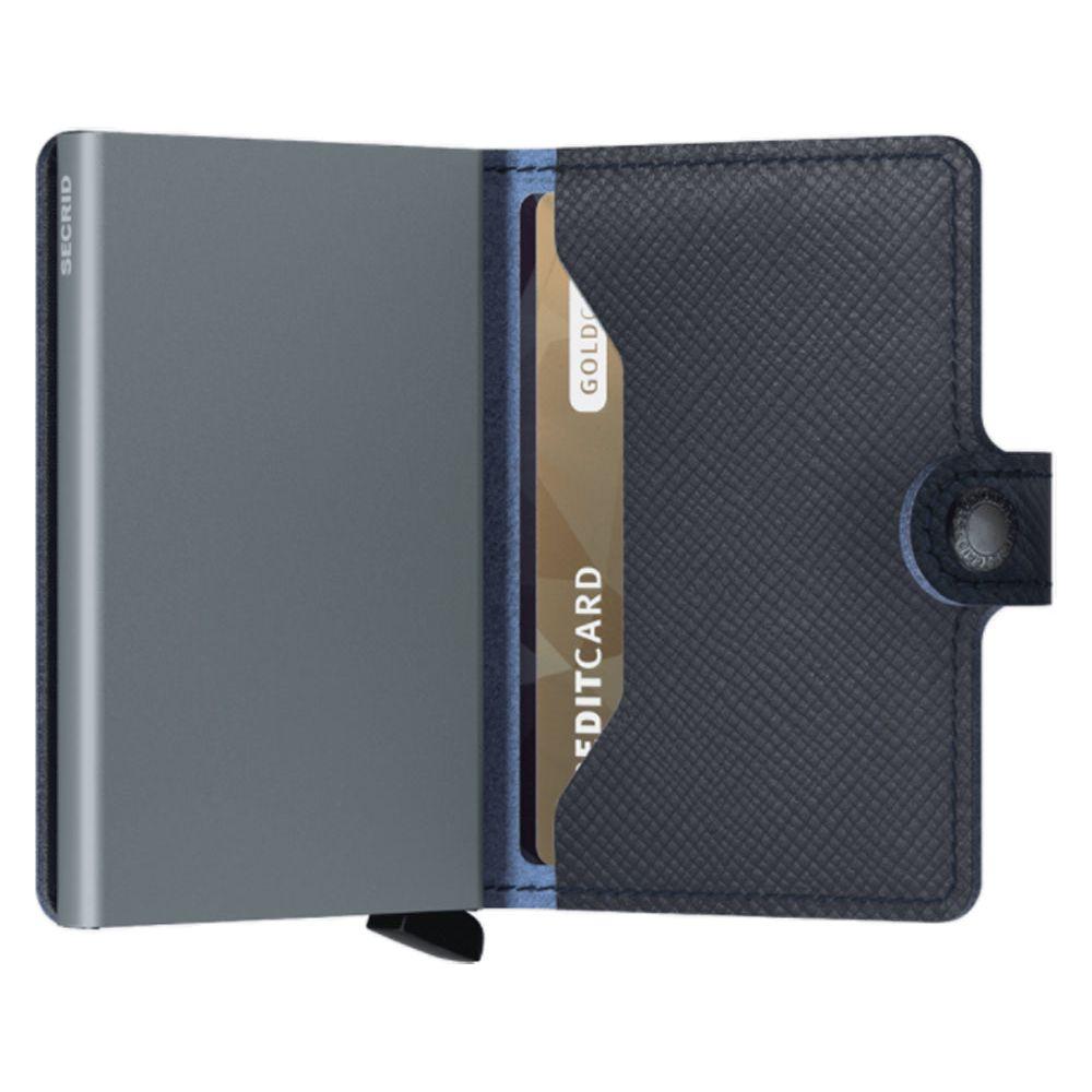 Miniwallet - Secrid - SAFFIANO NAVY - Tech Wallet