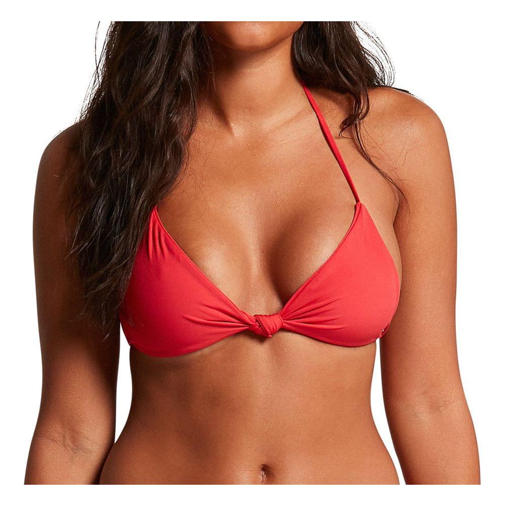 Simply Seamless Tri - Volcom - True Red - bikini Tops